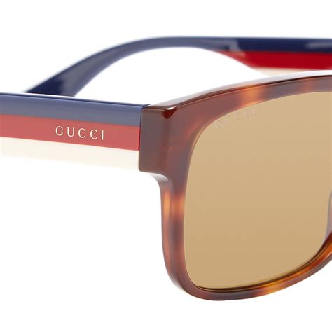 gucci ace blue stripe|gucci stripe sunglasses.